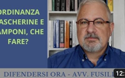 ORDINANZA MASCHERINE E TAMPONI, CHE FARE?