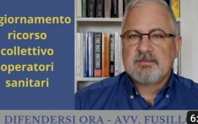 Aggiornamento ricorso collettivo operatori sanitari