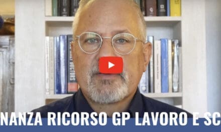 AGGIORNAMENTO RICORSO COLLETTIVO GP SCUOLA LAVORO UNIVERSITA