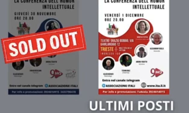 LA CONFERENZA DELL’HUMOR INTELLETTUALE 