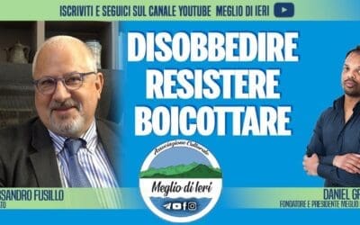 DISOBBEDIRE, RESISTERE, BOICOTTARE