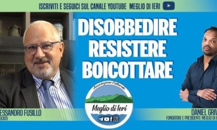 DISOBBEDIRE, RESISTERE, BOICOTTARE