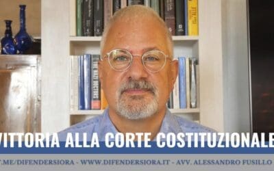 VITTORIA ALLA CORTE COSTITZIONALE